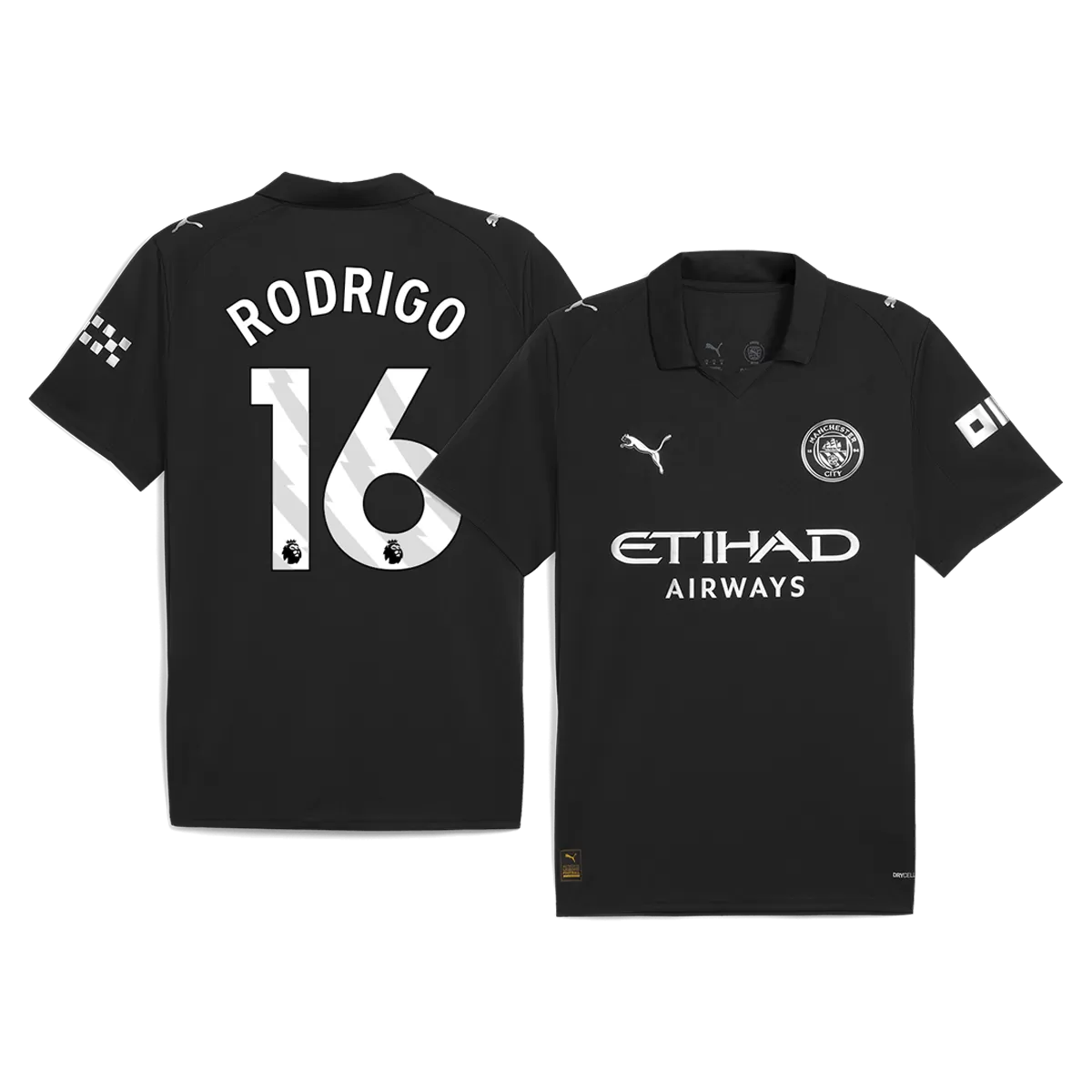 RODRIGO #16 Manchester City Away Jersey 2025/26