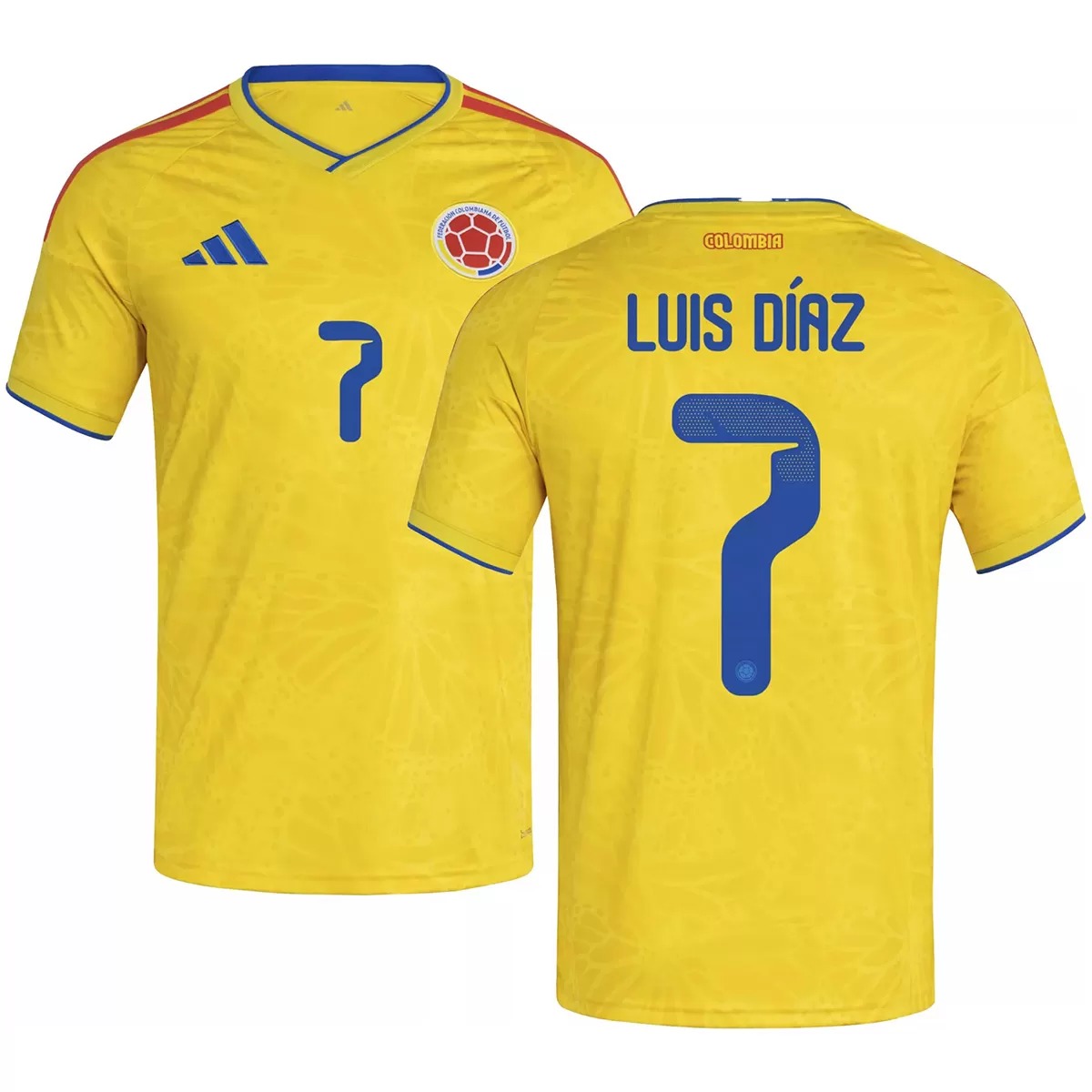 Luis Díaz #7 Colombia Home Jersey World Cup 2026