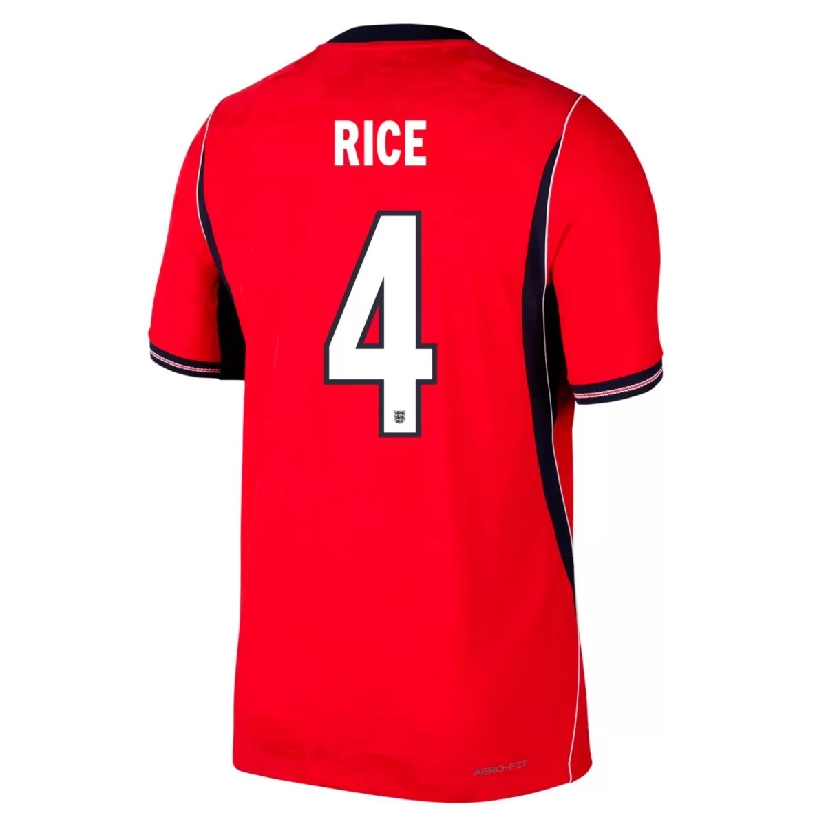 Rice #4 England Away Match Jersey Player Version World Cup 2026